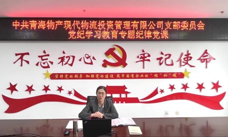 嚴(yán)明紀(jì)律作風(fēng) 永葆政治本色&mdash;&mdash;集團(tuán)黨委書(shū)記、董事長(zhǎng)劉玲同志講授專題紀(jì)律黨課
