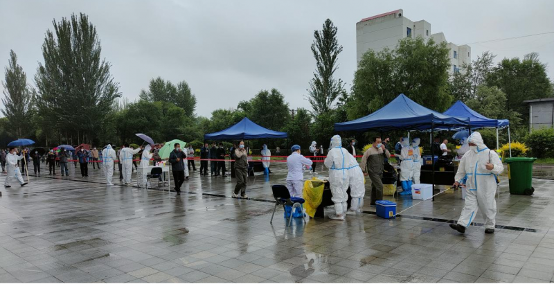 筑牢疫情防控安全防線(xiàn)&mdash;&mdash;物產(chǎn)北川物流園區(qū)開(kāi)展核酸檢測(cè)