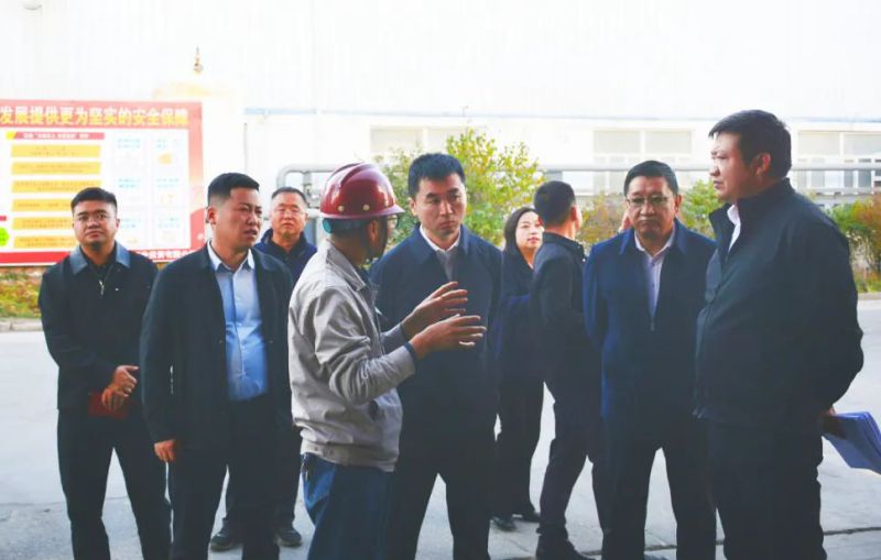 大通縣委副書記、縣長(zhǎng)馬明旭一行蒞臨工投公司調(diào)研指導(dǎo)